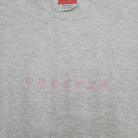 Vintage Y2K Chester Sweatshirt Womens Large 23x26 Baggy - Picture 12 of 16